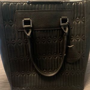 BCBG Sienna Tote black leather